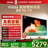 Vidda 贴贴壁纸电视 75英寸海信电视智能家用液晶电视机75V7Q