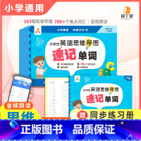 小学生英语思维导图速记单词 小学通用 [正版]贝丁兔小学生思维导图英语速记单词手卡 小学英语单词速记卡 背单词记忆卡片速