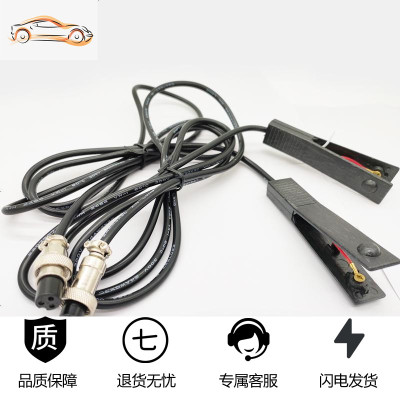 [补贴10%]逆变器手按开关防水三线手捏式树脂款触点纯铜升压器电子机头配件 3线航空头开关(2条)