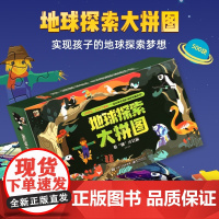 [全500片]太空海洋地球探索大拼图 儿童3-6-8-12岁海底小纵队拼图3d立体书绘本翻翻书趣味科普宇宙百科全书 揭秘