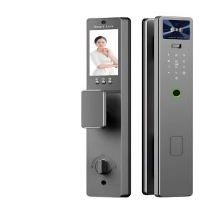柯美康智能锁 J-852P双摄掌静脉人脸 指纹锁 家用防盗门 智能锁 密码锁 电子门锁