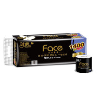 洁柔BJ168-10face黑面子卷纸140g/卷/10卷/提(提)