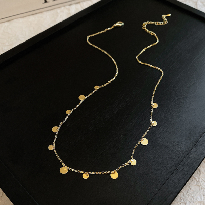 星月神话绿色串珠项链女新中式太阳星星颈链复古简约锁骨链配饰送女朋友老婆情人节七夕生日礼物