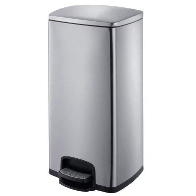 德力彩不锈钢垃圾桶30升 个