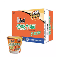 康师傅 香辣牛肉面(桶装) 117g12桶/箱