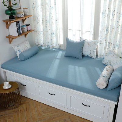 家柏饰(CORATED)北欧高密度海绵飘窗垫乳胶窗台垫定做沙发毯阳台垫榻榻米卡座 2号色 5cm飘窗垫