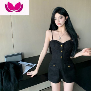 七斓2022年秋季新款连衣裤名媛气质长袖短款外套小香风职业套装女