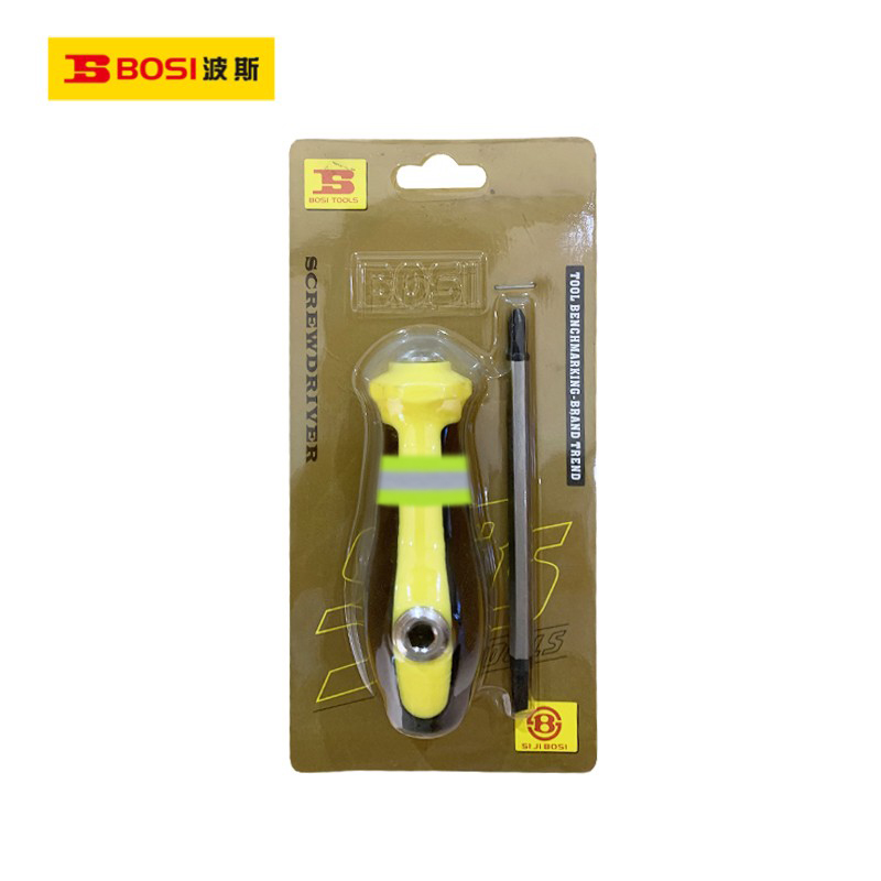 波斯(BOSI) 荧光系列多用螺丝批 4寸 φ6.3×100mm 支