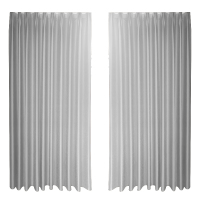 比韩 窗帘遮光遮阳隔热防晒布帘