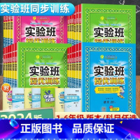 数学-人教版 六年级下 [正版]2024春实验班提优训练三年级下册一年级二年级四年级五六年级上册下册语文数学英语人教版苏