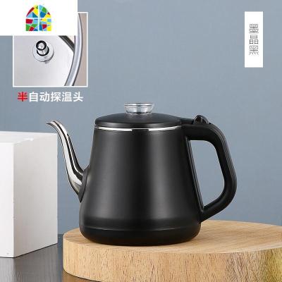 封后半自动茶吧机水壶茶炉茶壶小五环不锈钢壶茶盘单壶配件茶台快速壶 FEN 304级墨晶黑(半自动) 1L(含)-2烧水壶