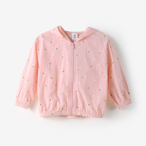 [1件3折]铅笔俱乐部童装2025春秋新款女童外套连帽儿童上衣小宝宝长袖拉链