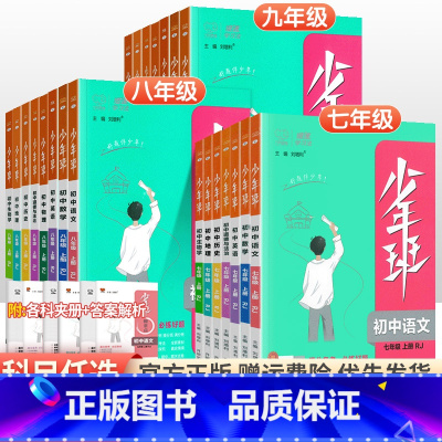 [人教版]英语 国一下 [正版]2024版少年班七八九年级上册下册语文数学英语物理化学政治历史地理生物人教版初中同步练习