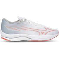 MIZUNO舒适流行男士跑步鞋Wave Rebellion Sonic 2简约灰白网面透气百搭