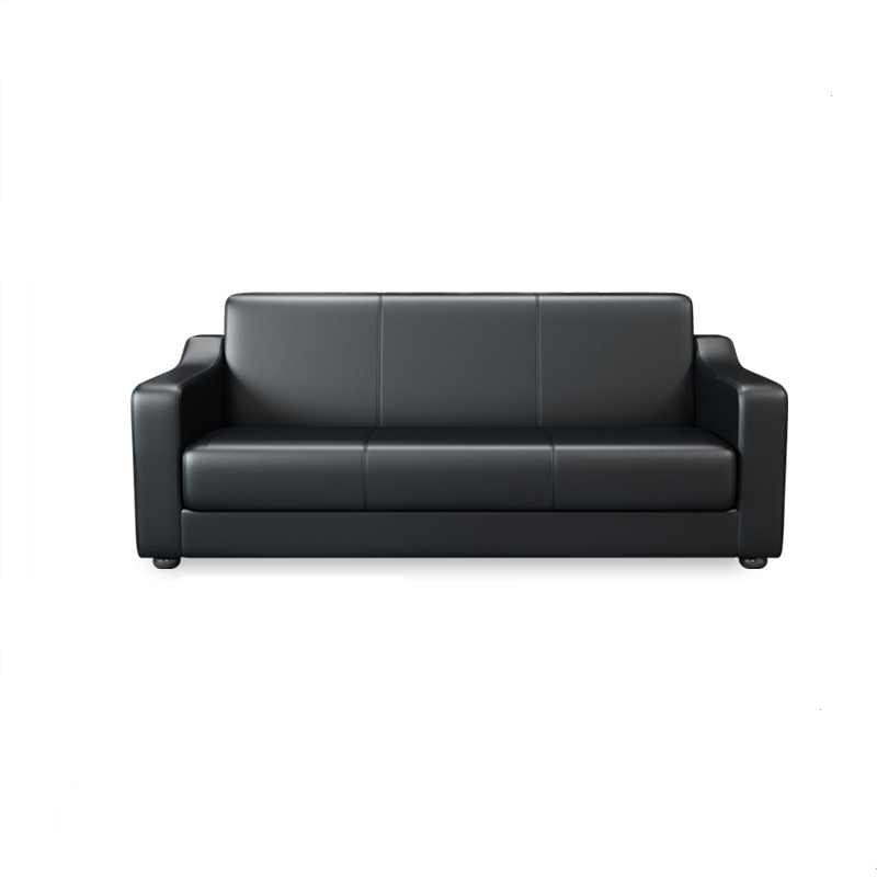 鑫金虎 办公家具办公沙发商务接待会客办公室现代时尚皮艺简约三人位 沙发