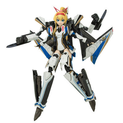 青岛社VFG机娘拼装模型超时空要塞VF-31J齐格弗里德35周年纪念版
