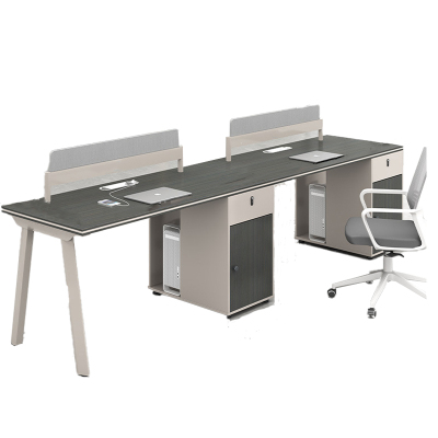 依韵珂双人办公桌+2椅280*60*75cm套