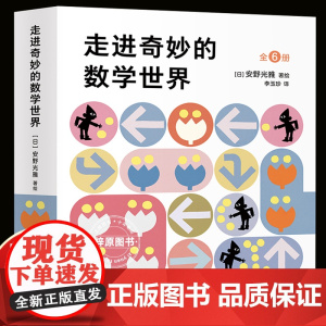 走进奇妙的数学世界全套6册 安野光雅 4-6-7-10岁小学生一年级二年级三年级1-3幼儿数学启蒙益智互动游戏绘本几何世