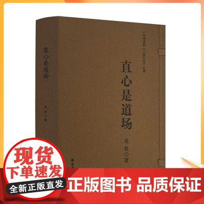 正版 直心是道场(上下册线装) 一位老者的六祖坛经心得 见君著 宗教文化出版社