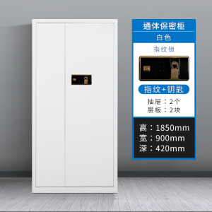 文灵办公文件柜国宝锁指纹保密柜电子密码锁财务档案柜保险柜资料柜铁
