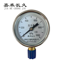 嘉禾长久 压力表 Y60 1.6级 0-1000KPA 块