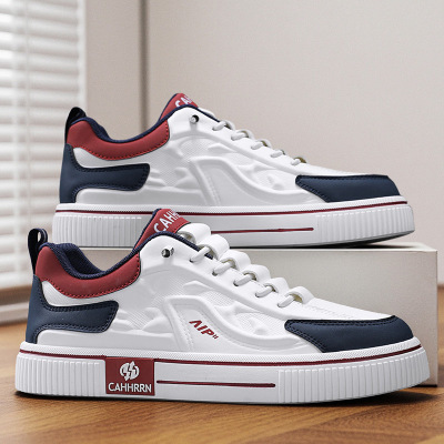 2026新款春季休闲运动板鞋男士百搭时尚港风潮鞋青年厚底增高男鞋