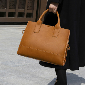 新款女士手提包复古通勤大容量托特包女单肩女包