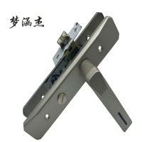 梦涵杰卫浴门锁 WY-110 孔距110mm 一字槽免钥匙单舌把手锁1把