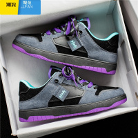 聚范网红男鞋夏季2024新款潮流百搭休闲德训平板鞋青少年运动潮鞋