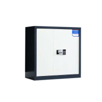 汉诺鑫威保密柜财务档案柜文件柜办公室资料储物柜保险柜电子密码国保锁矮柜灰白-国保密码锁