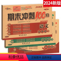 [正版]2024春 期末冲刺100分 三年级 下册语文数学英语3本套装 人教版全新版 小学3年级下册总复习测试卷 期末