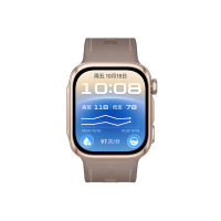 HUAWEI WATCH D3 RIV-B12 摩卡金 金色铝合金表壳 沙色复合素皮表带 智能手表 血压表