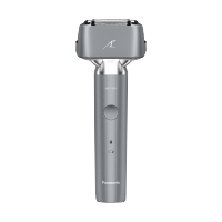 松下(Panasonic)电动剃须刀小锤子日本原装进口三刀头胡须刀往复式全身水洗剃胡刀ES-LM34-H 灰色