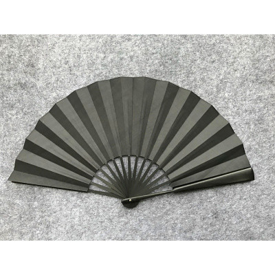 酒吧蹦迪装备网红汉服中国风个性自定义手写题字绢布折叠扇子定制三维工匠十寸黑板白洒金绢布