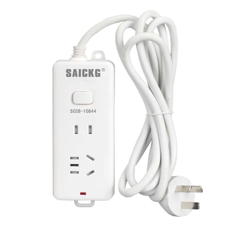 SAICKG SCC8-10844 一位5孔 一位2孔 1.8M 2500W 插排(单位:个)白