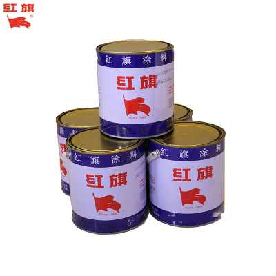 红旗 +水性醇酸磁漆+ 2.5KG/桶(各色) 桶