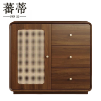 蕃蒂斗柜一门三抽台