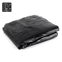 顺心捷 黑色平口塑料袋 600×800mm 50只/包