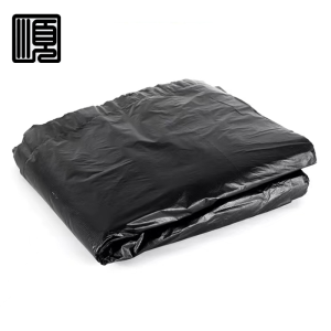 顺心捷 黑色平口塑料袋 600×800mm 50只/包
