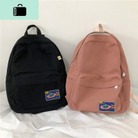 书包女韩版高中学生百搭文艺大学生校园帆布双肩包古着感背包insNEW LAKE