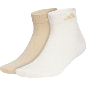 ADIDAS阿迪达斯袜子运动休闲舒适透气男女短袜两双装KF2492 C