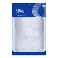 天山柔 80*160cm 800g 纯白提花16支铂金缎 浴巾 (计价单位:条) 纯白