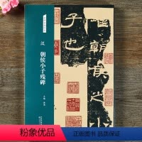 [正版]汉 朝侯小子残碑 名碑名帖经典系列 隶书字帖毛笔书法篆刻临摹练字 洪亮主编 天津美术出版社图书