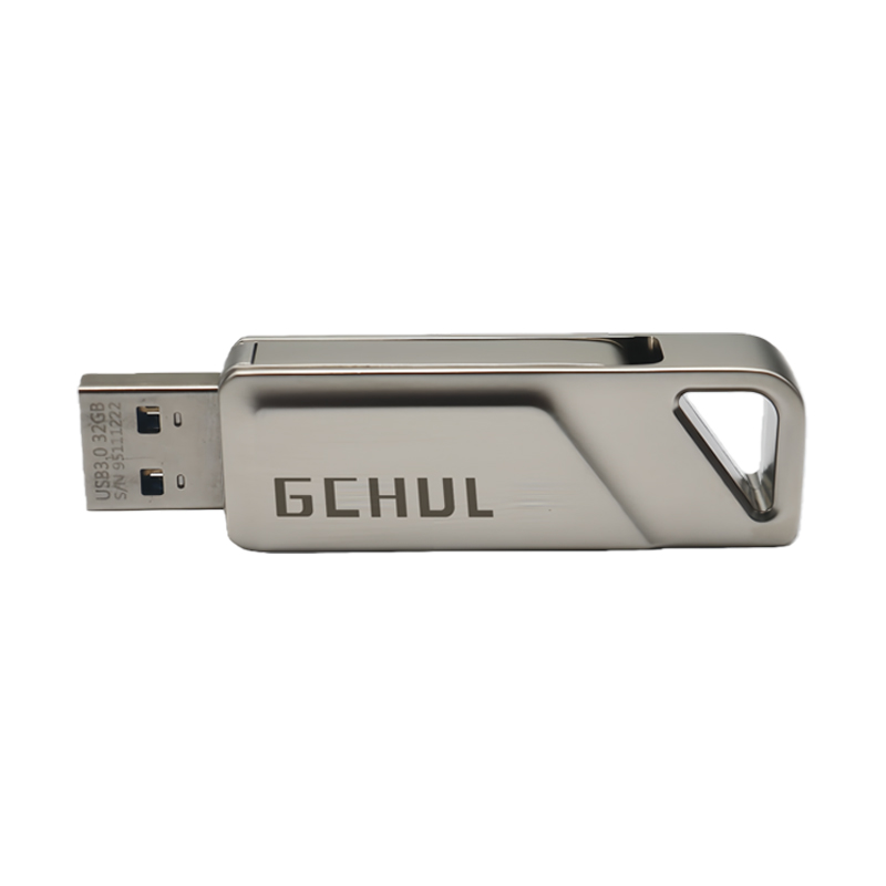 杰储(GCHUL) U100 深海系列 256G USB3.2 超高速固态闪存U盘/优盘 (计价单位:个) 银色