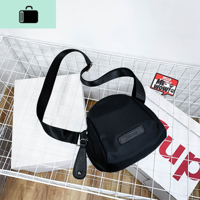 贝壳包胸包男士包包时尚潮流百搭ins休闲运动小背包女单肩斜挎包NEW LAKE 黑色男士单肩包