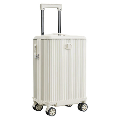 Champion冠军拉杆箱 经典条纹行李箱GJDK24A5白色 20英寸
