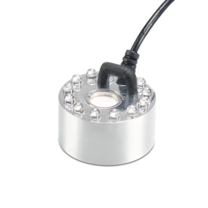 鱼缸彩灯雾化器水陆雨淋假山造景装饰盆景摆件12灯加湿喷雾器 默认颜色 默认尺寸