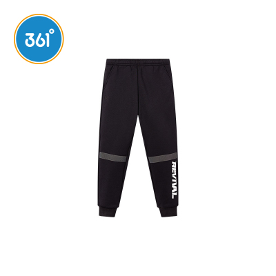 361°童装男童针织加厚长裤2020冬季新款中大童束脚保暖时尚休闲裤