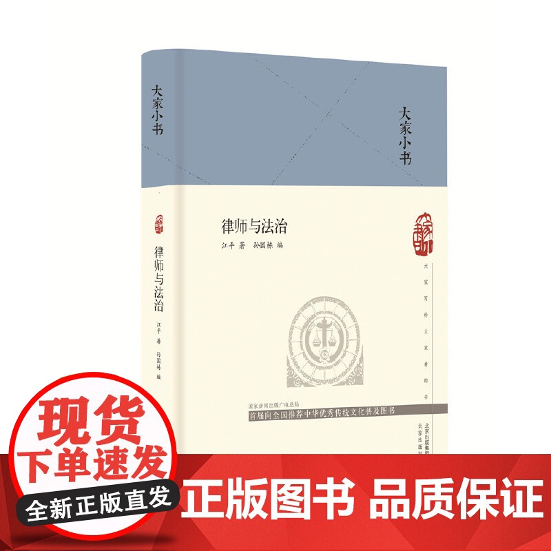 大家小书 律师与法治(精)