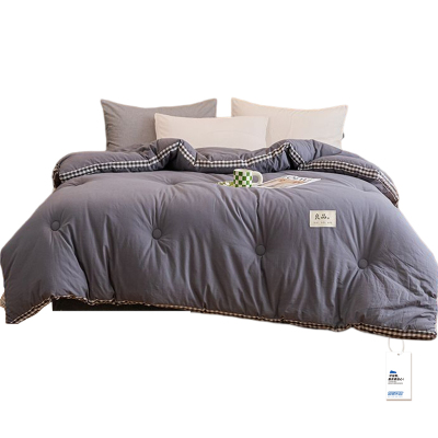 安居先森天丝磨毛大豆纤维被冬被单人150*200cm 1700g D2195(条)